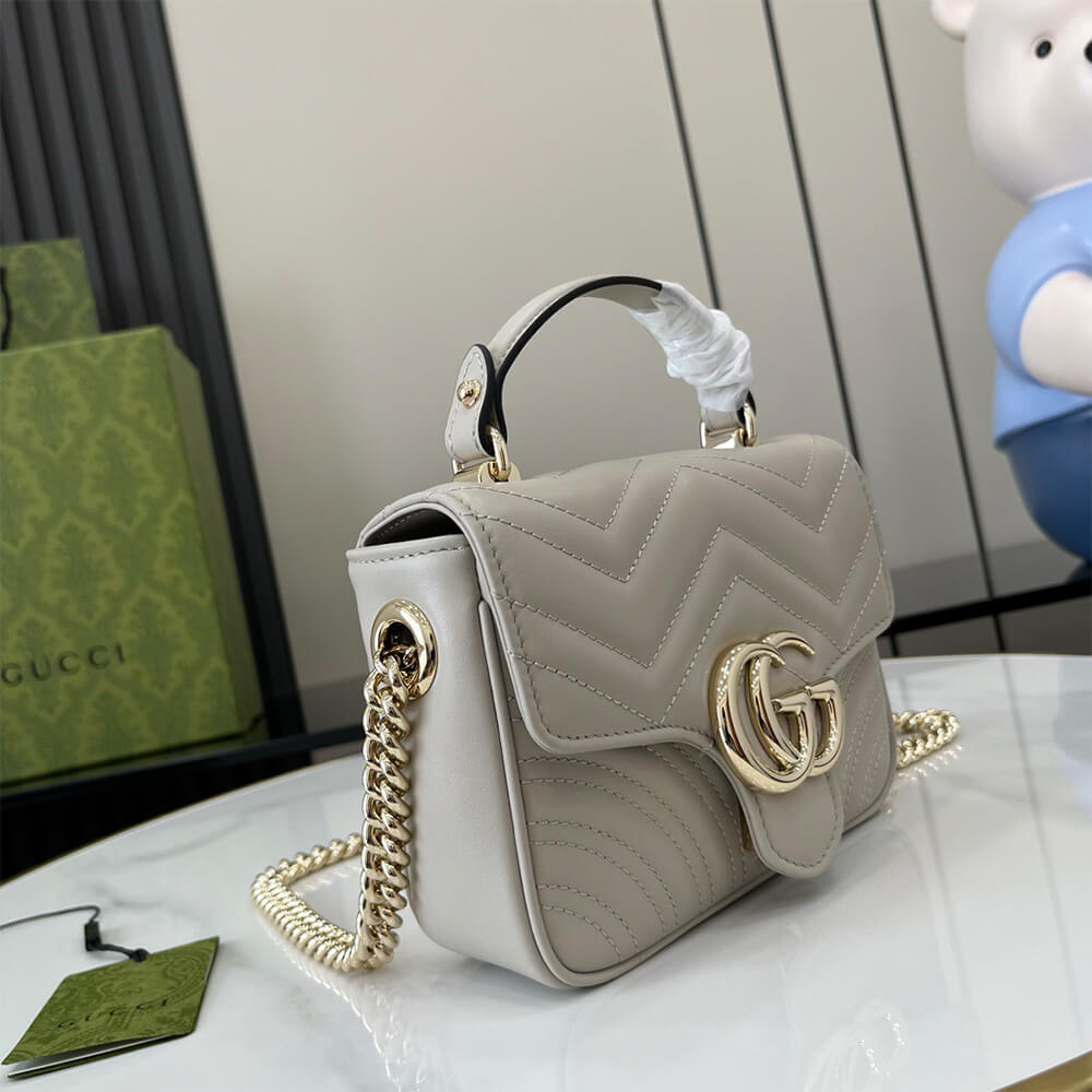 Alternative view of GG Marmont mini top handle bag