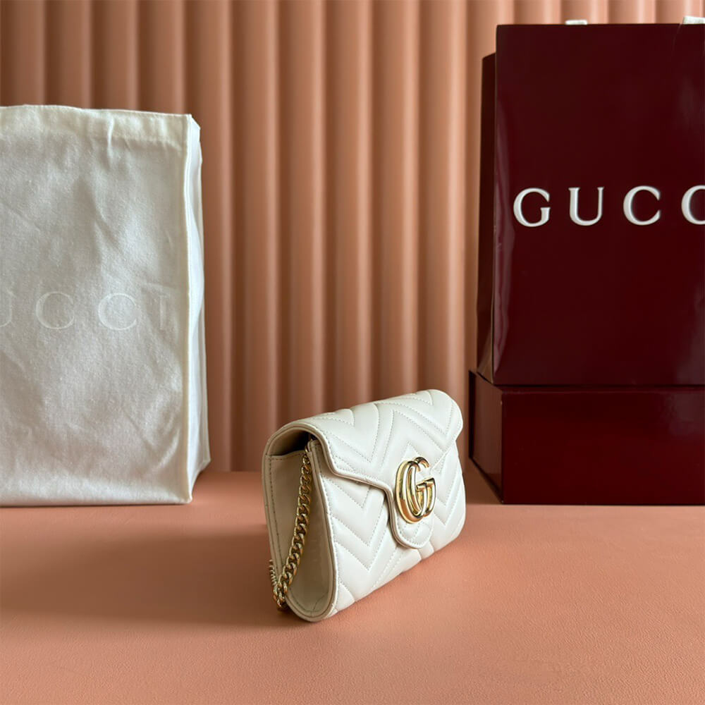 GG Marmont wallet on chain - Image 4