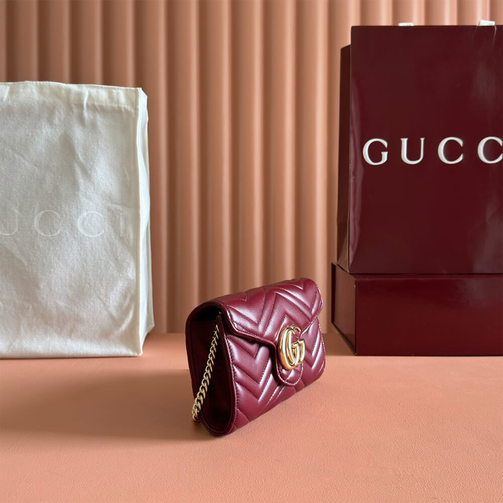 GG Marmont wallet on chain - Image 5