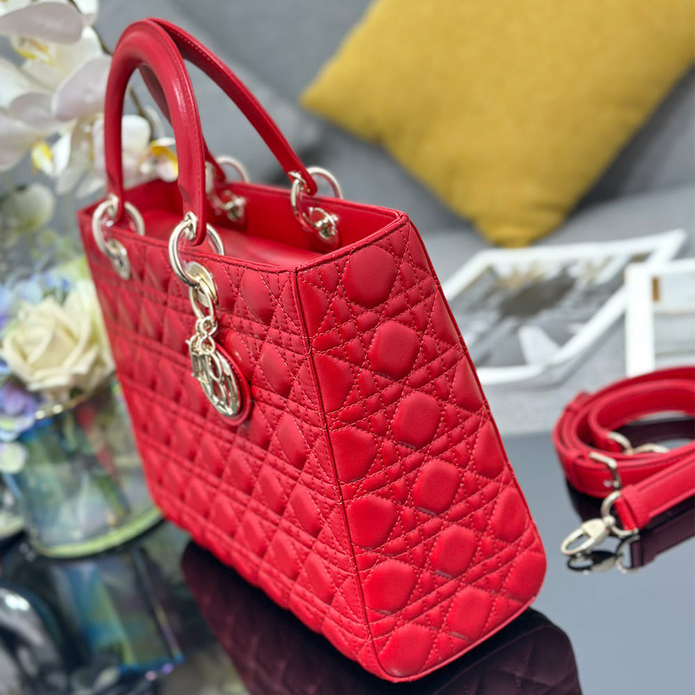 Dior Large Lady Dior Bag(HIGH-END GRADE) - Image 5