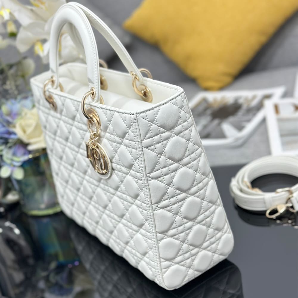Dior Large Lady Dior Bag(HIGH-END GRADE) - Image 8