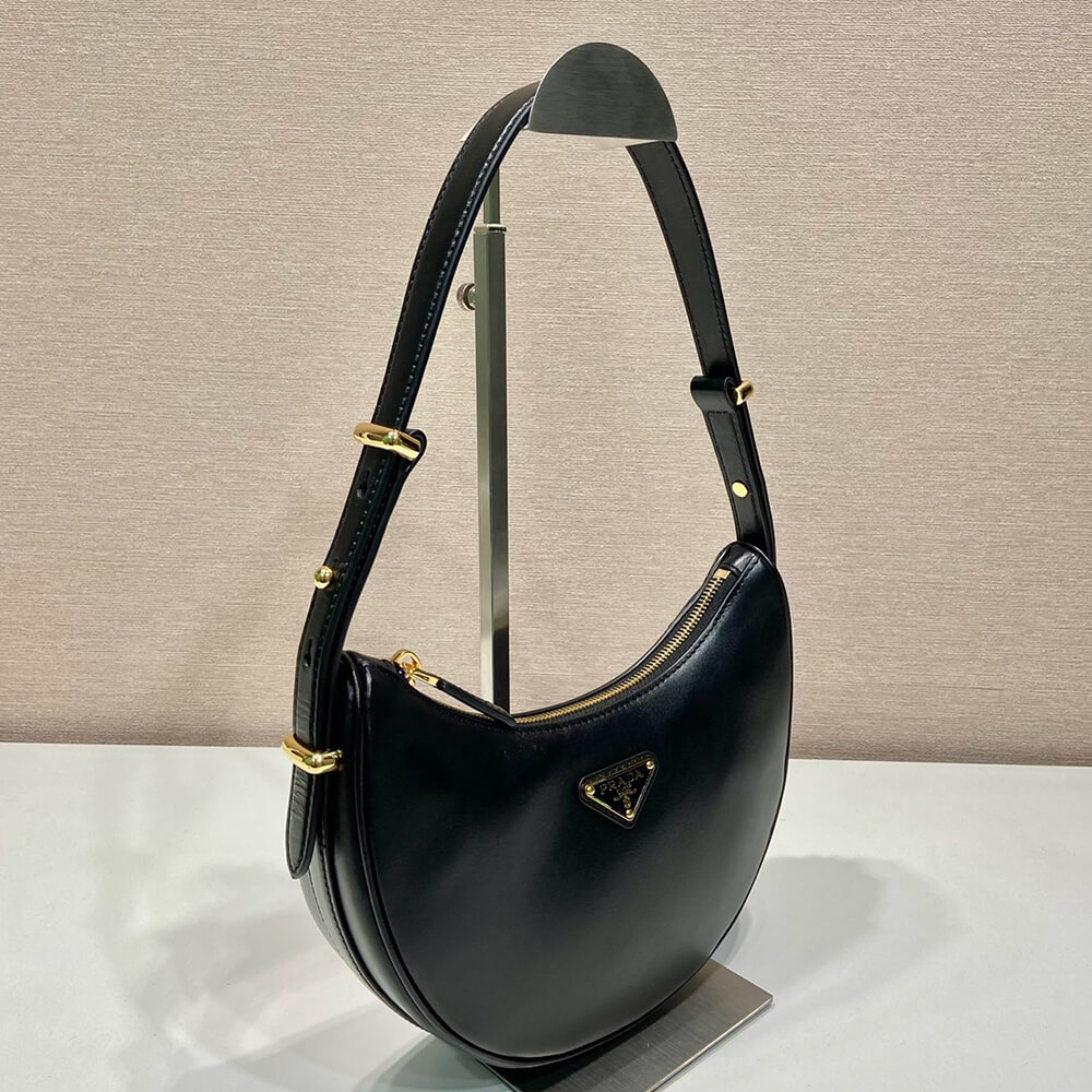 Prada Arqué small leather shoulder bag(HIGH-END GRADE) - Image 4