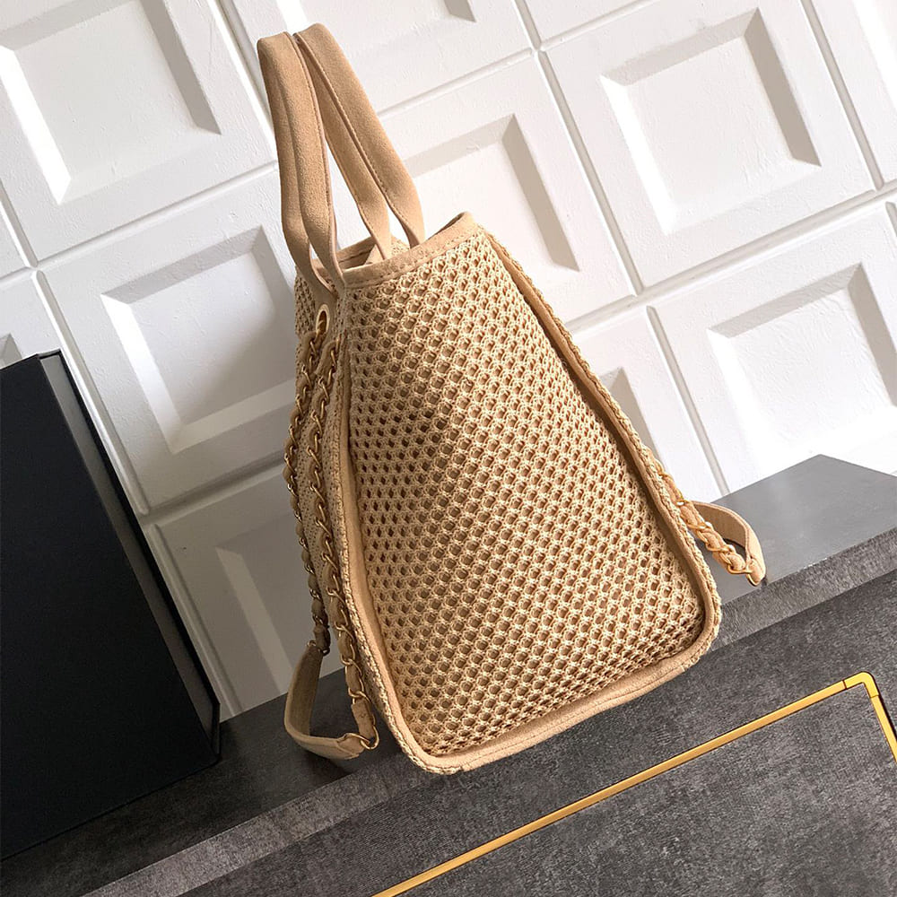 CHANEL Deauville Large Tote(HIGH-END GRADE) - Image 5