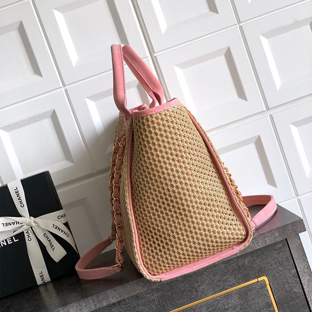 CHANEL Deauville Large Tote(HIGH-END GRADE) - Image 8