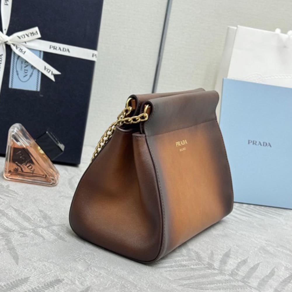 Alternative view of Prada Enchaine mini leather bag(HIGH-END GRADE)