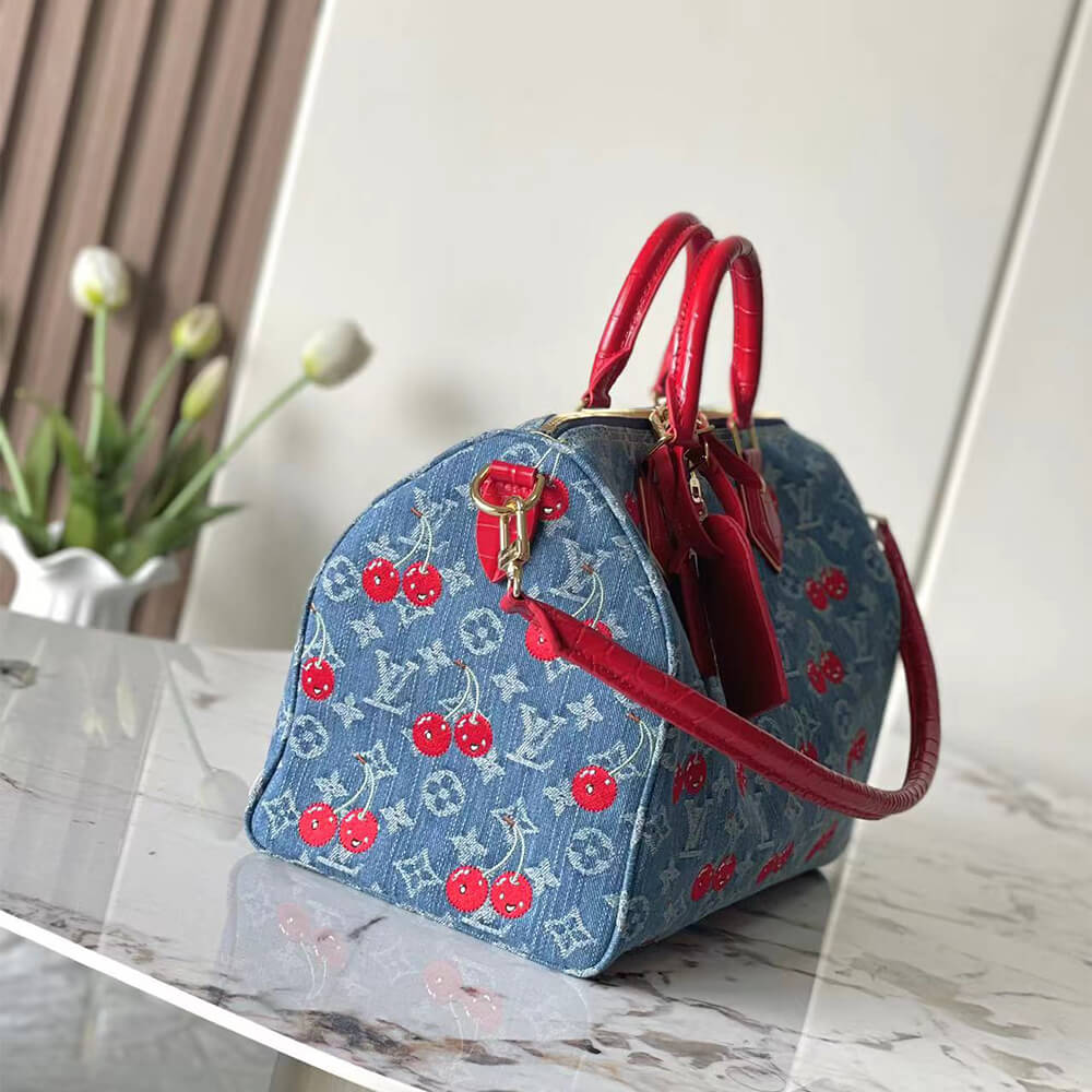 LV x TM Bolsa Speedy Soft 30 - Image 8