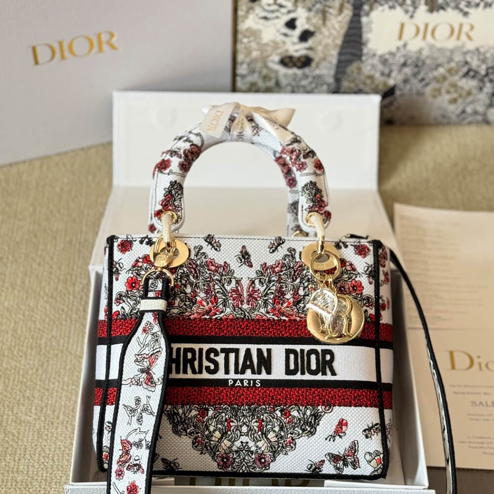 Dior Medium Lady D-Lite Bag - Image 5