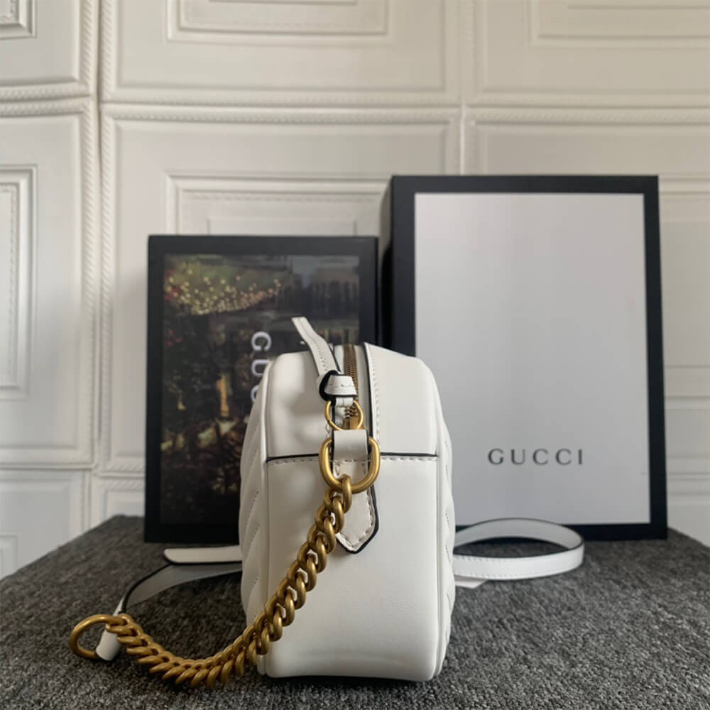 Alternative view of GG Marmont small matelasse shoulder bag