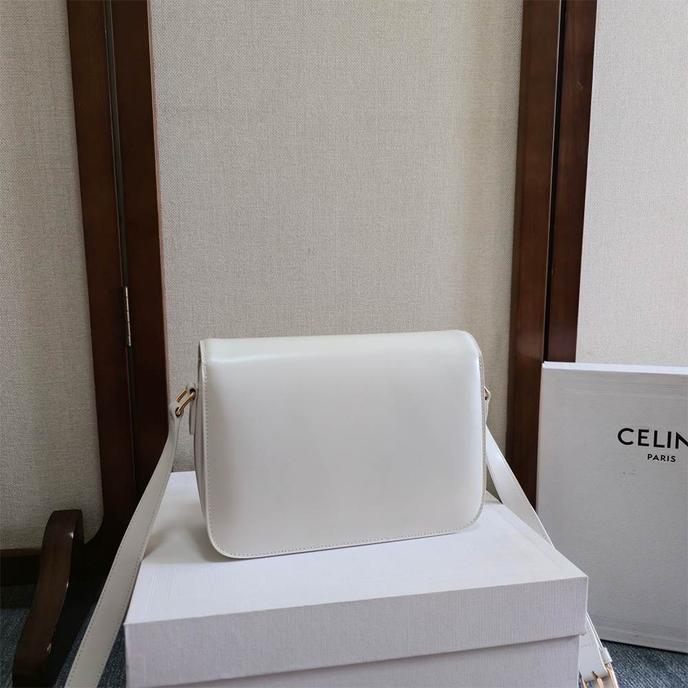 Celine TEEN TRIOMPHE BAG IN shiny calfskin(HIGH-END GRADE) - Image 8