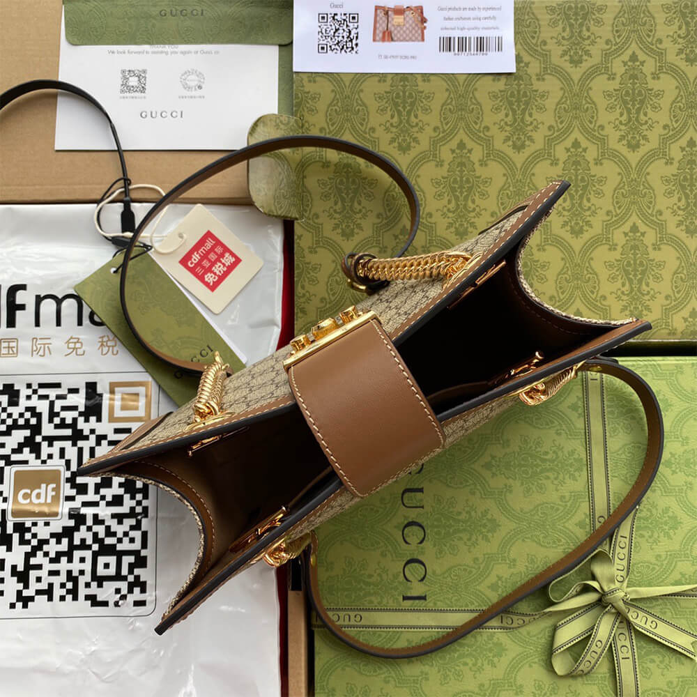 Padlock small GG shoulder bag - Image 8