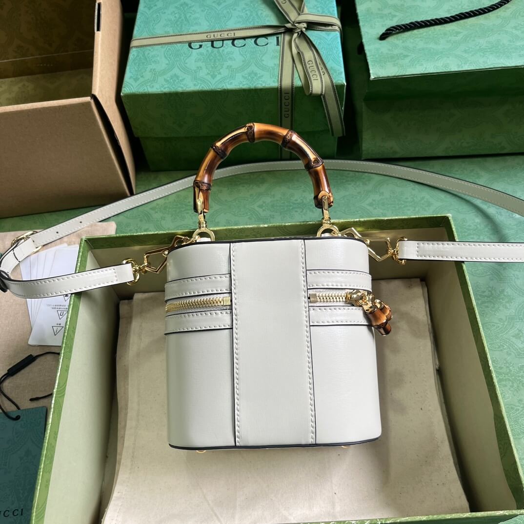 GG Mini bamboo shoulder bag - Image 7