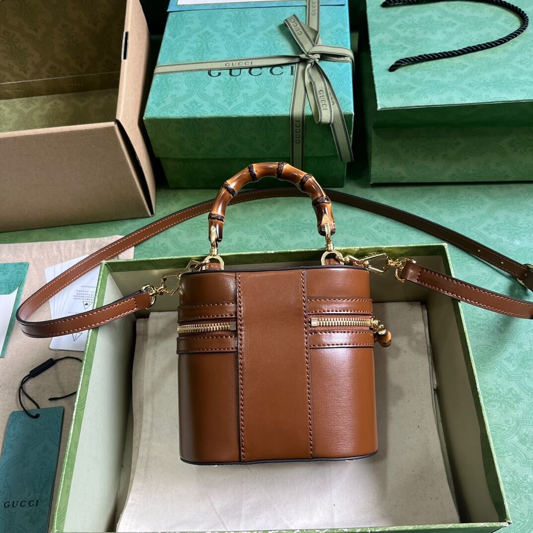 GG Mini bamboo shoulder bag - Image 5