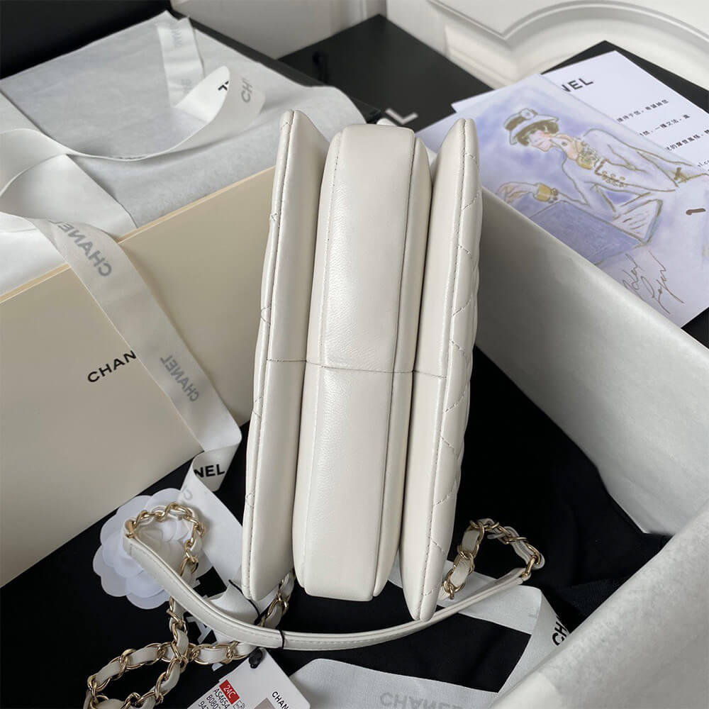 CHANEL Mini Flap Bag with Top Handle(HIGH-END GRADE) - Image 8