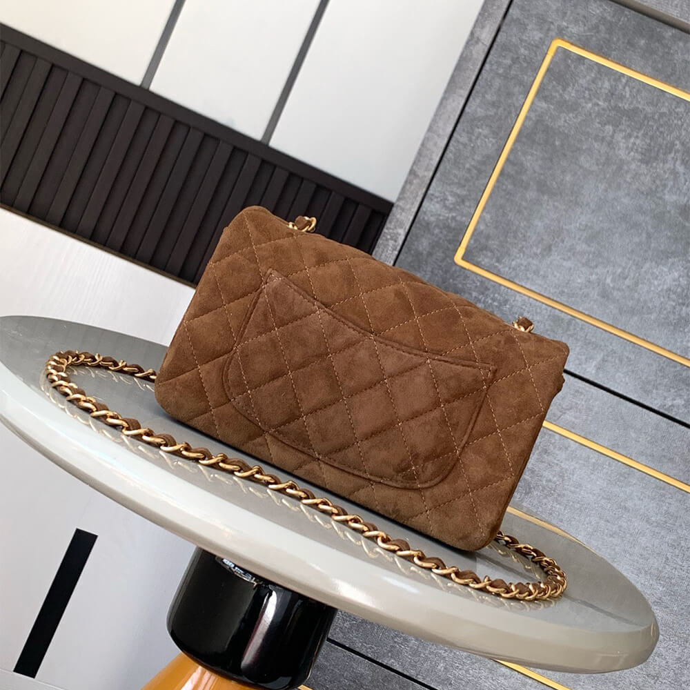 CHANEL SUEDE MINI FLAP BAG(HIGH-END GRADE) - Image 8