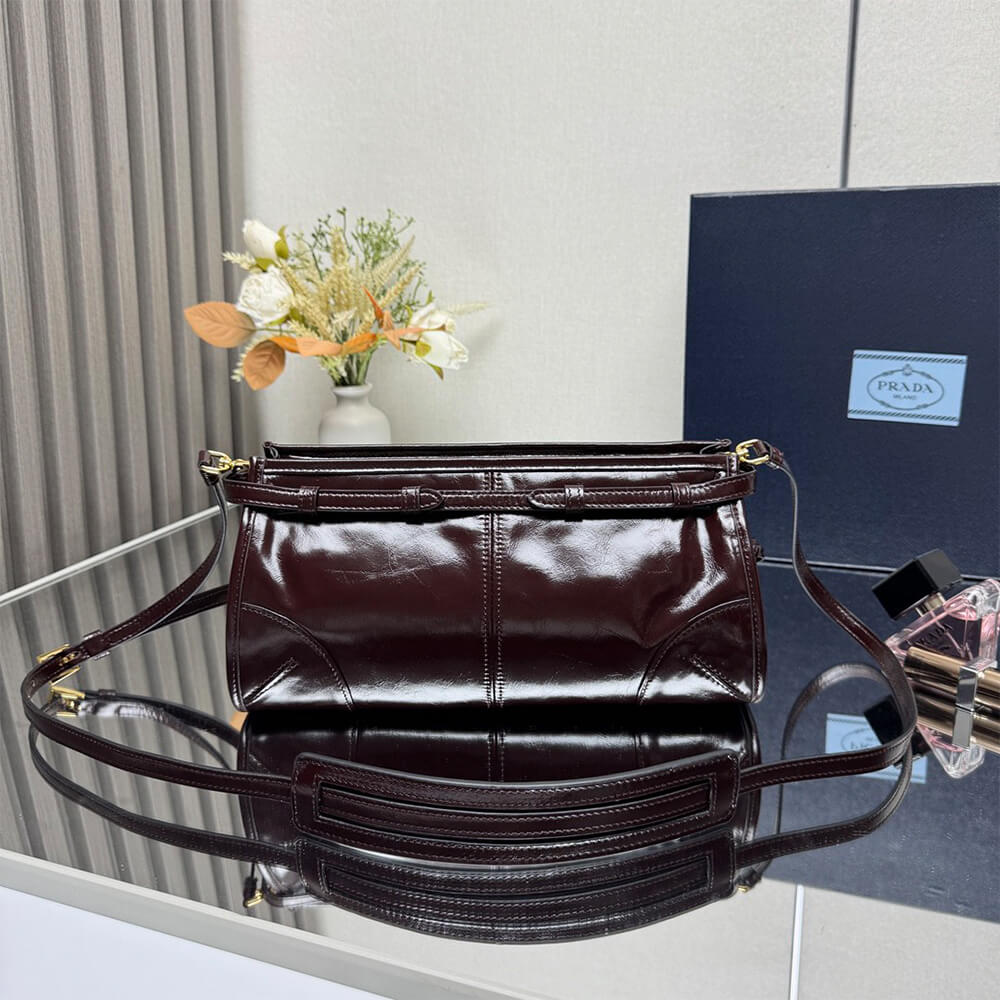 Prada Bonnie small leather shoulder bag(HIGH-END GRADE) - Image 6