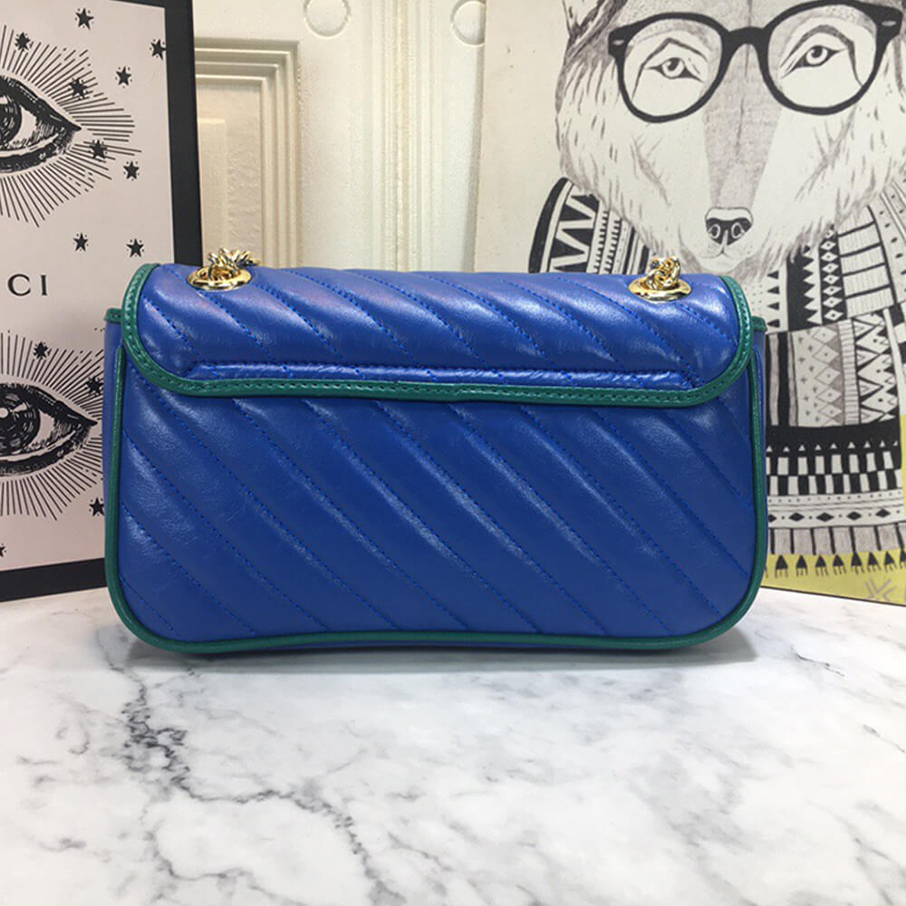 Alternative view of GG Marmont small matelasse shoulder bag