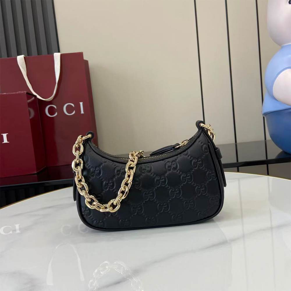Alternative view of GG Emblem mini shoulder bag