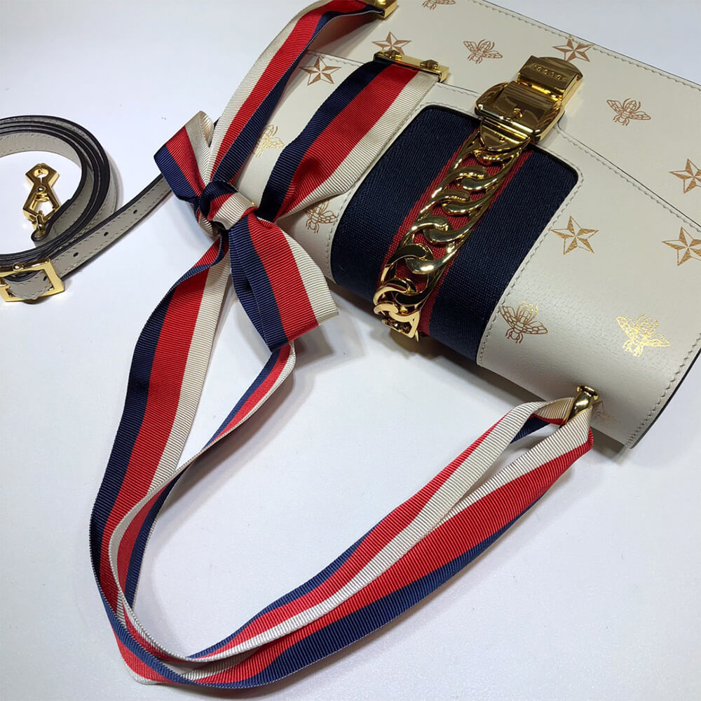 GG Sylvie Bee Star small shoulder bag - Image 6