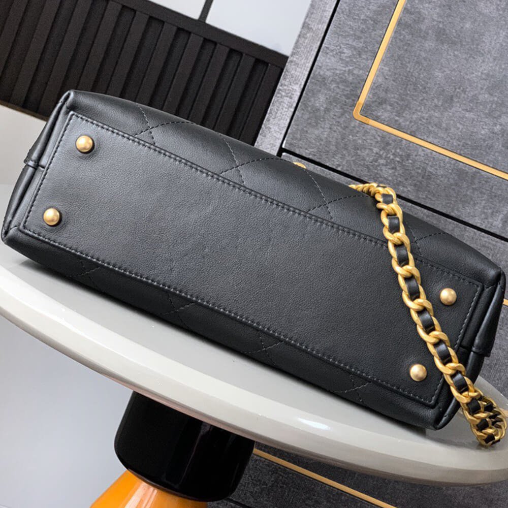 Chanel Large Flap Bag With Top Handle(HIGH-END GRADE) - Image 3