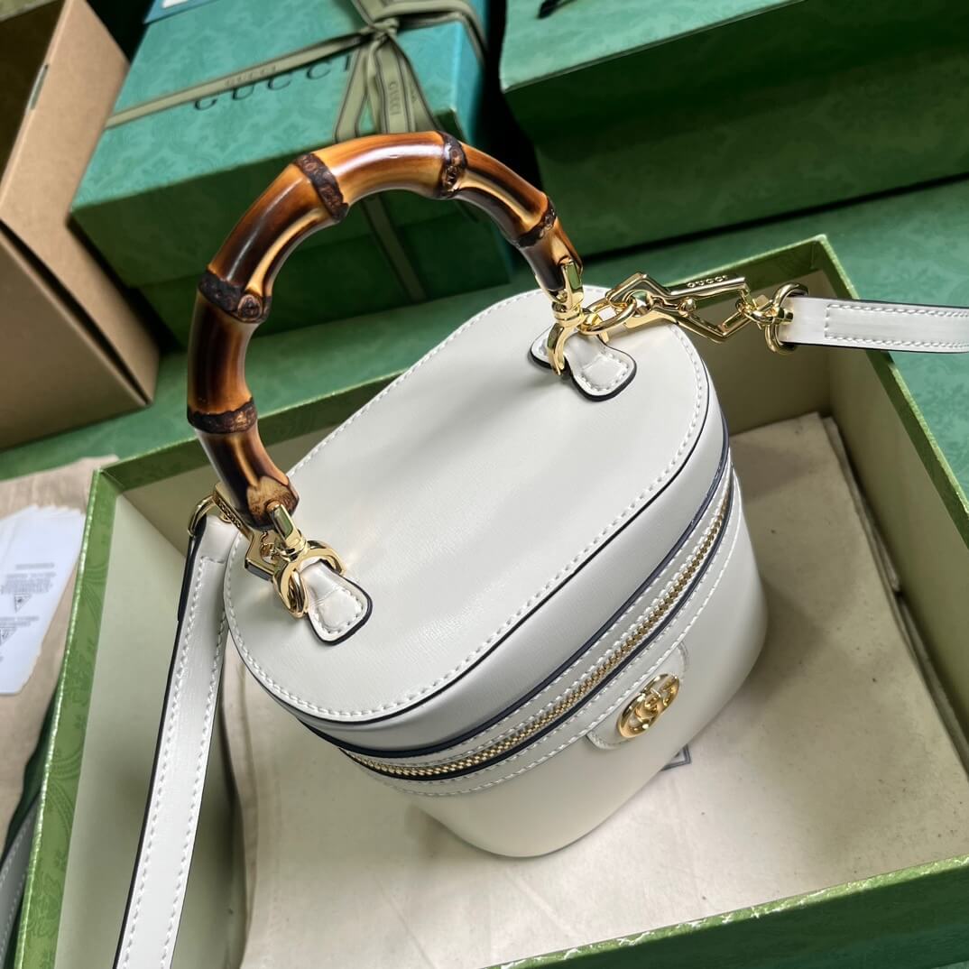 GG Mini bamboo shoulder bag - Image 6