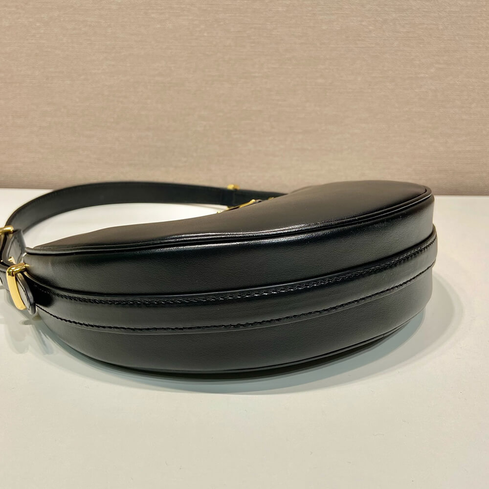 Prada Arqué small leather shoulder bag(HIGH-END GRADE) - Image 7