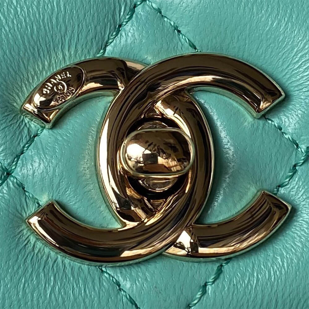 Alternative view of CHANEL Mini Flap Bag with Top Handle(HIGH-END GRADE)