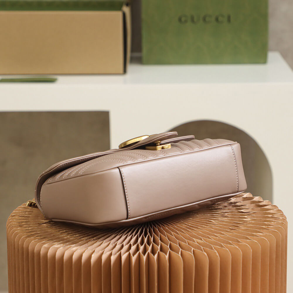 Alternative view of GG Marmont small matelasse shoulder bag