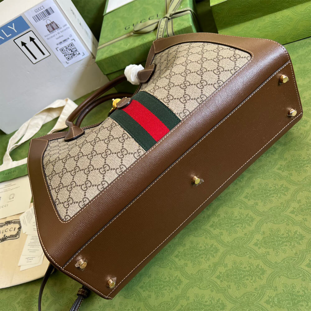 Alternative view of GG Jackie 1961 large tote bag(HIGH-END GRADE)