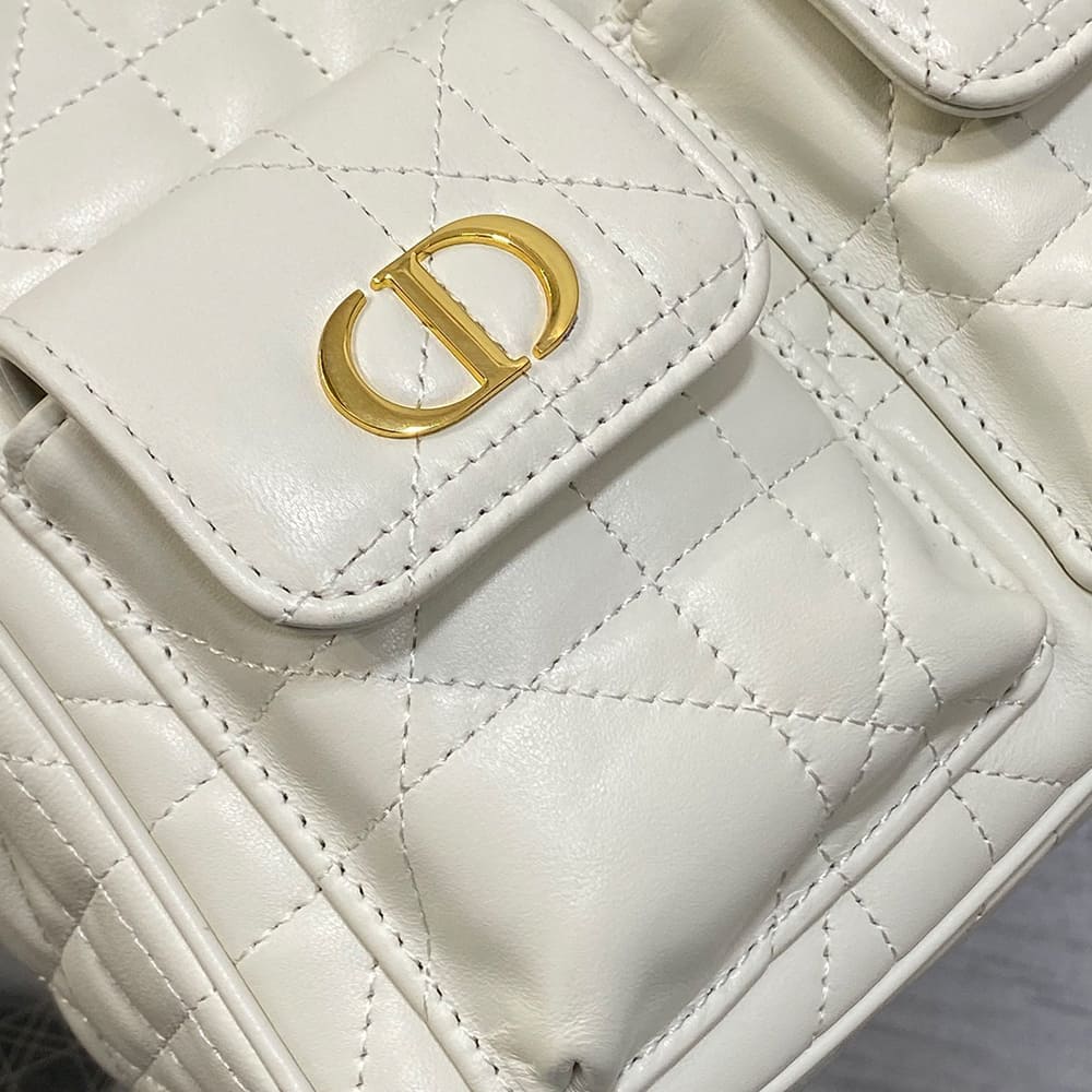 Alternative view of Dior Medium Dior Caro Multicarry Backpack with Chain(HIGH-END GRADE)