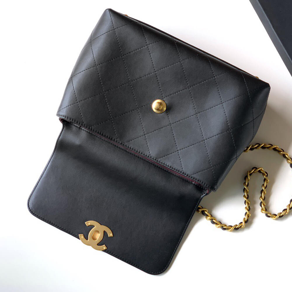 Chanel Large Flap Bag With Top Handle(HIGH-END GRADE) - Image 4