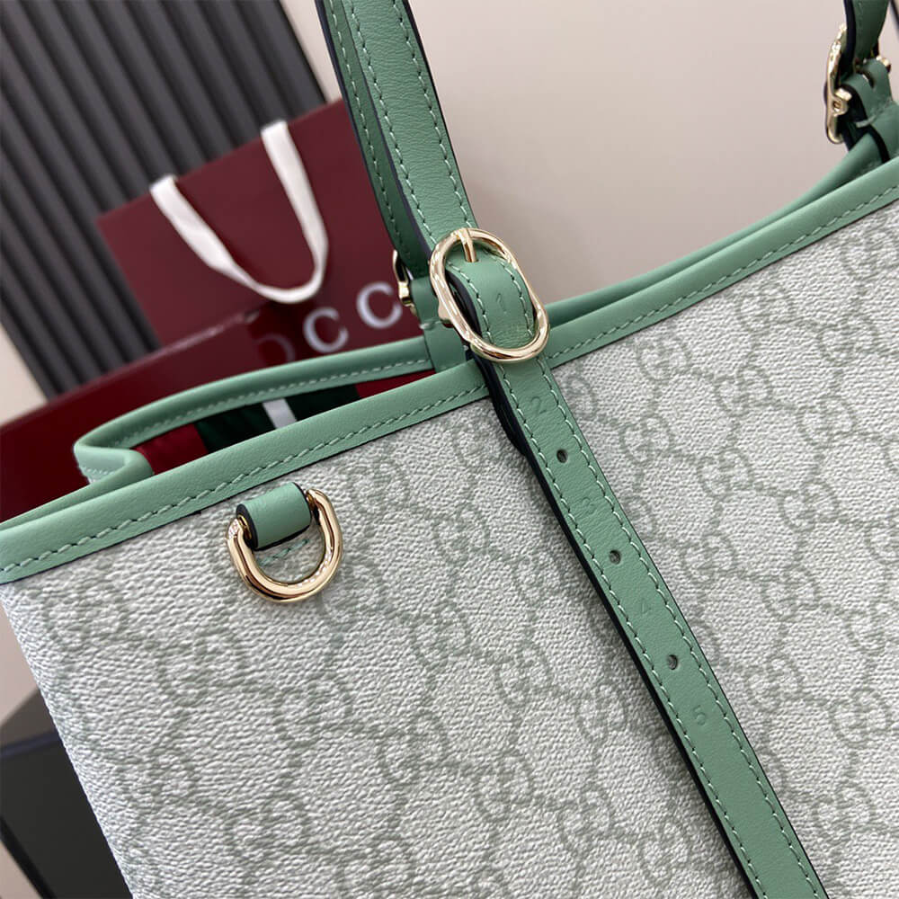 Alternative view of GG Emblem large tote bag