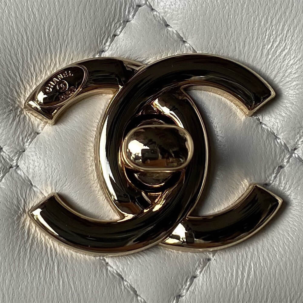 CHANEL Mini Flap Bag with Top Handle(HIGH-END GRADE) - Image 6