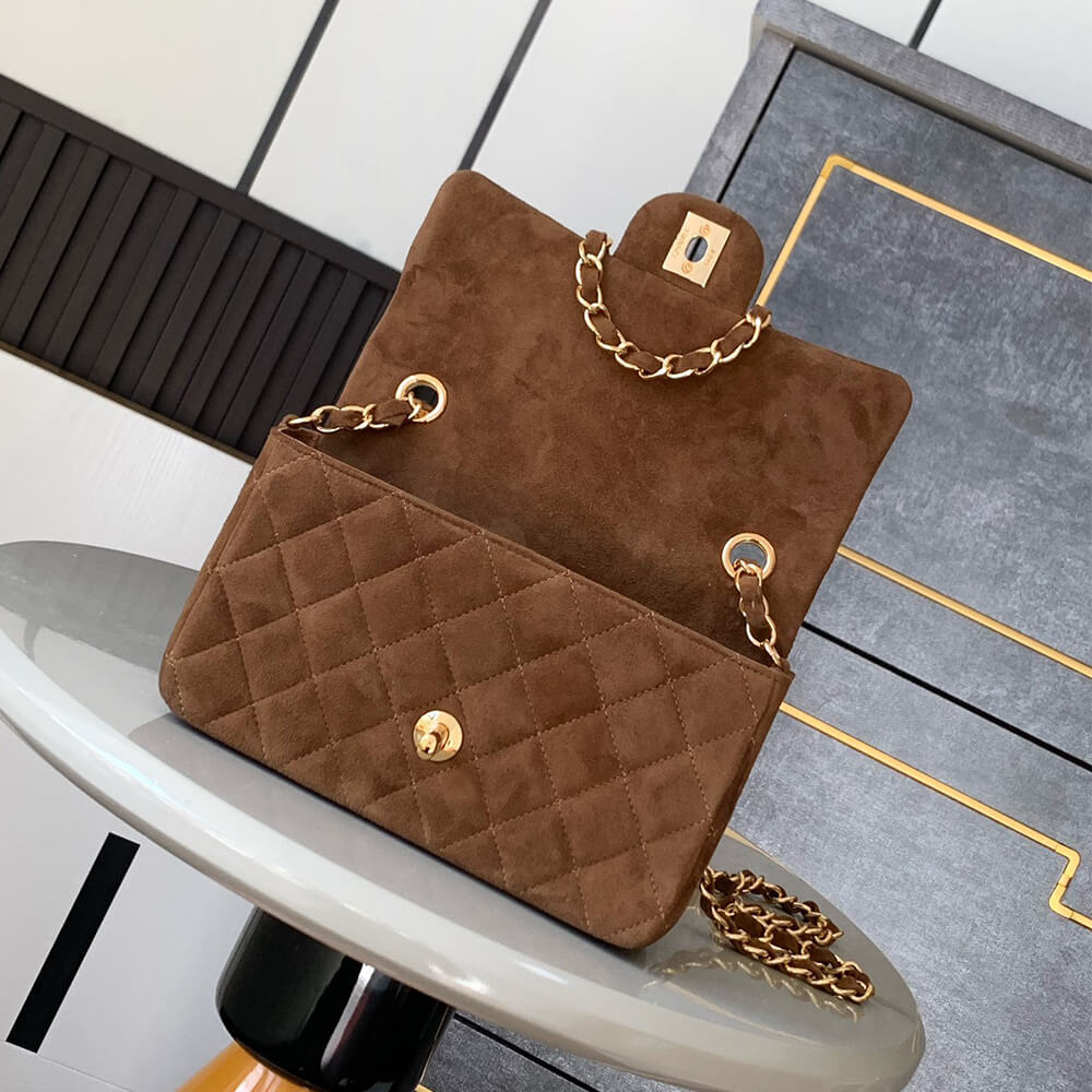 CHANEL SUEDE MINI FLAP BAG(HIGH-END GRADE) - Image 5