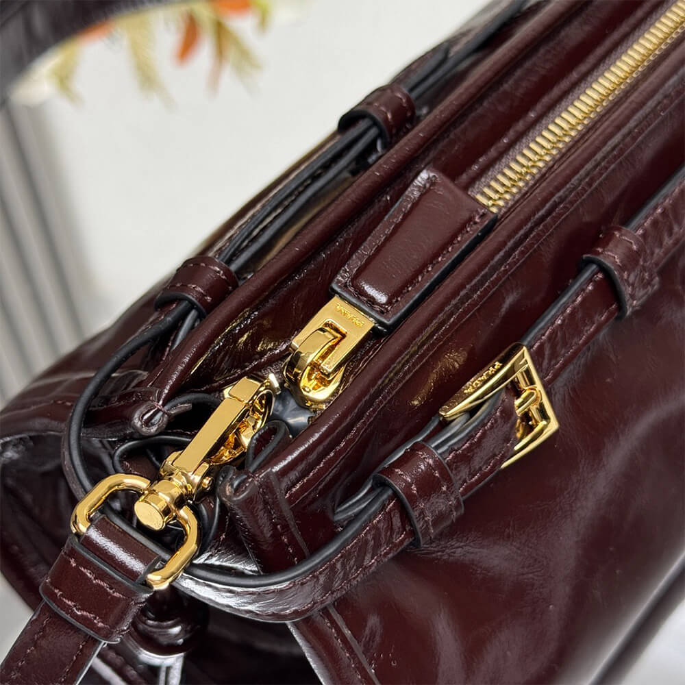 Prada Bonnie small leather shoulder bag(HIGH-END GRADE) - Image 3