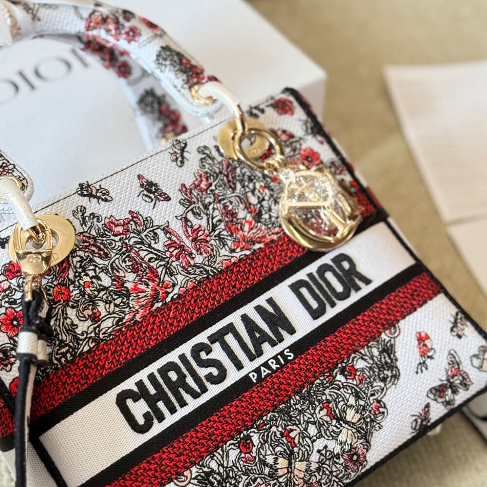 Dior Medium Lady D-Lite Bag - Image 8