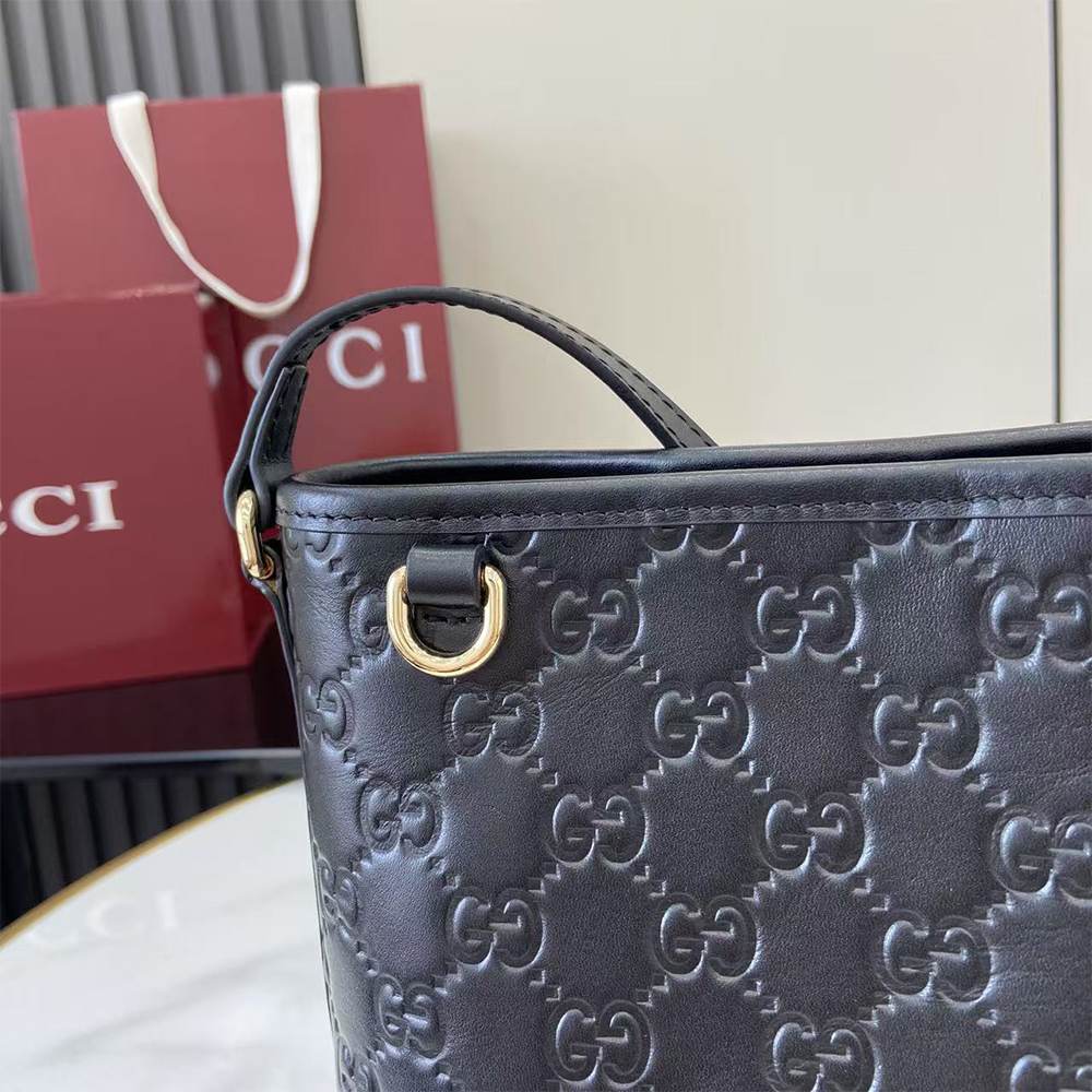 Alternative view of GG Emblem nano bucket bag