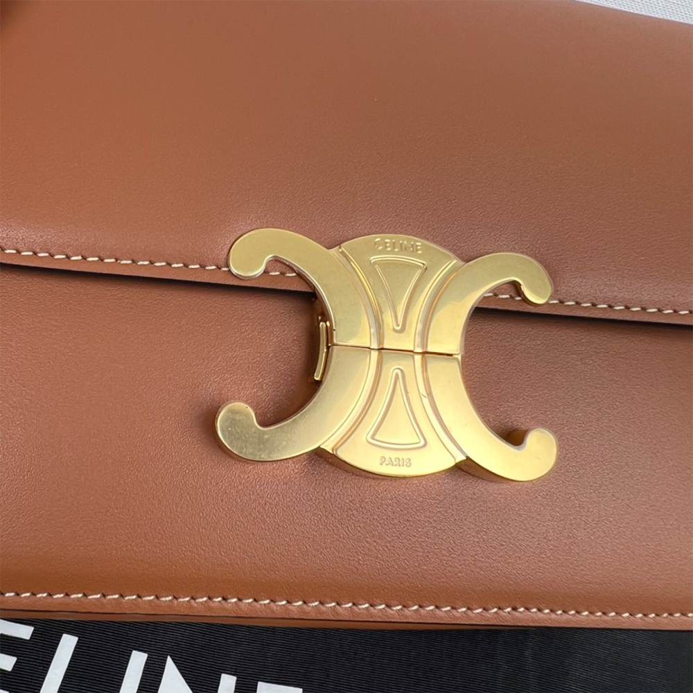 Alternative view of Celine TEEN TRIOMPHE BAG IN shiny calfskin(HIGH-END GRADE)