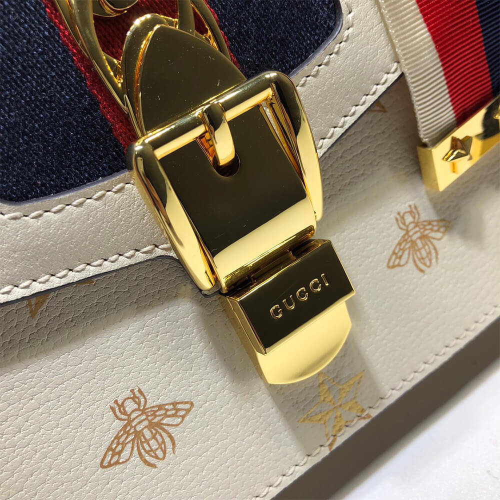 GG Sylvie Bee Star small shoulder bag - Image 3