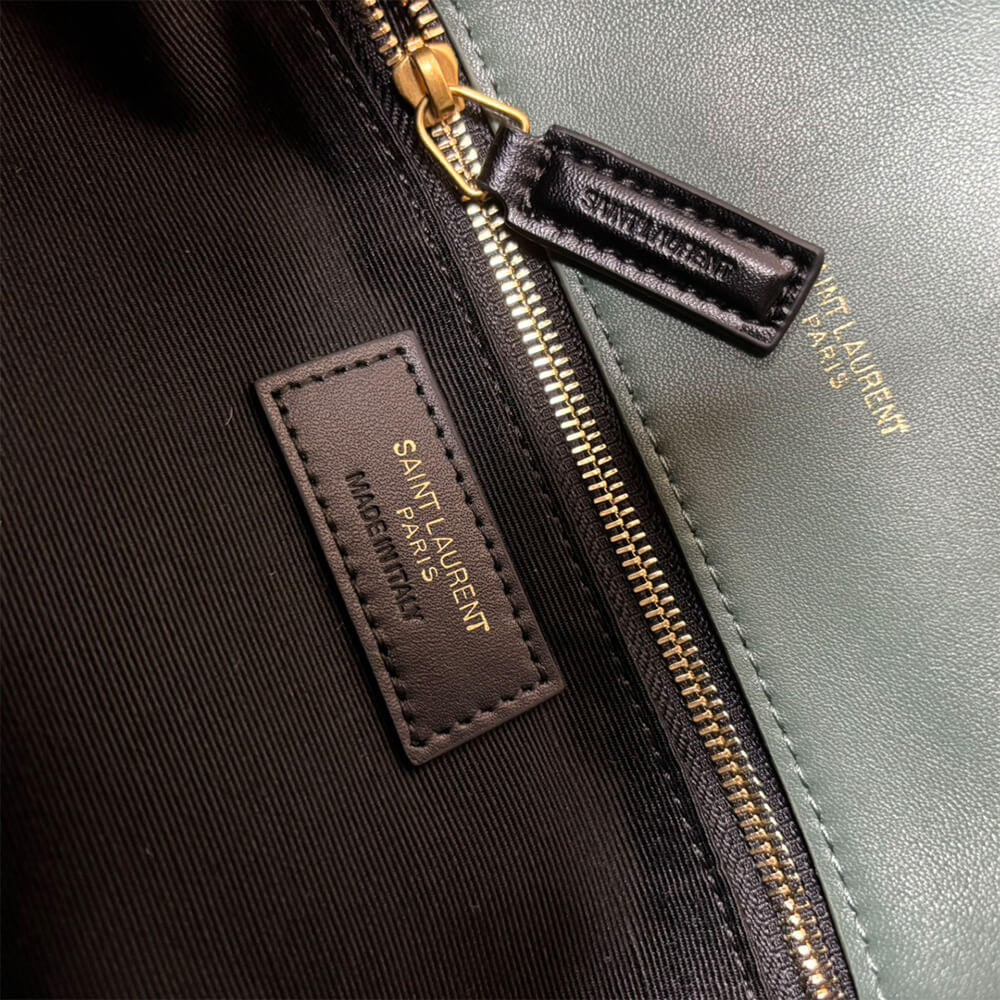 Alternative view of YSL PUFFER small in suede(HIGH-END GRADE)