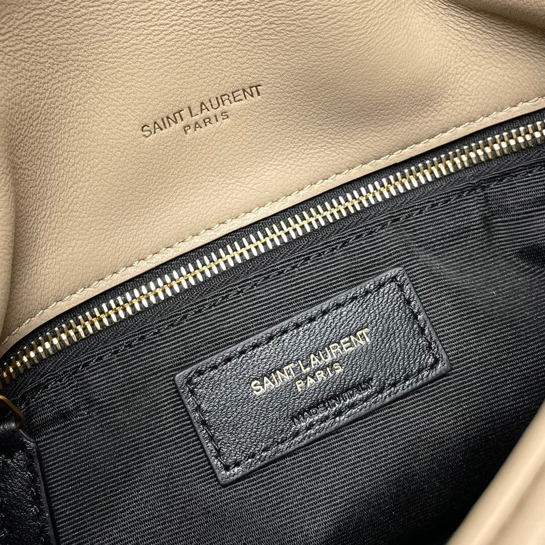 Alternative view of YSL Toy Puffer in lambskin
