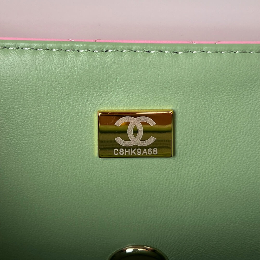 CHANEL Mini Classic Handbag With Top Handle - Image 8