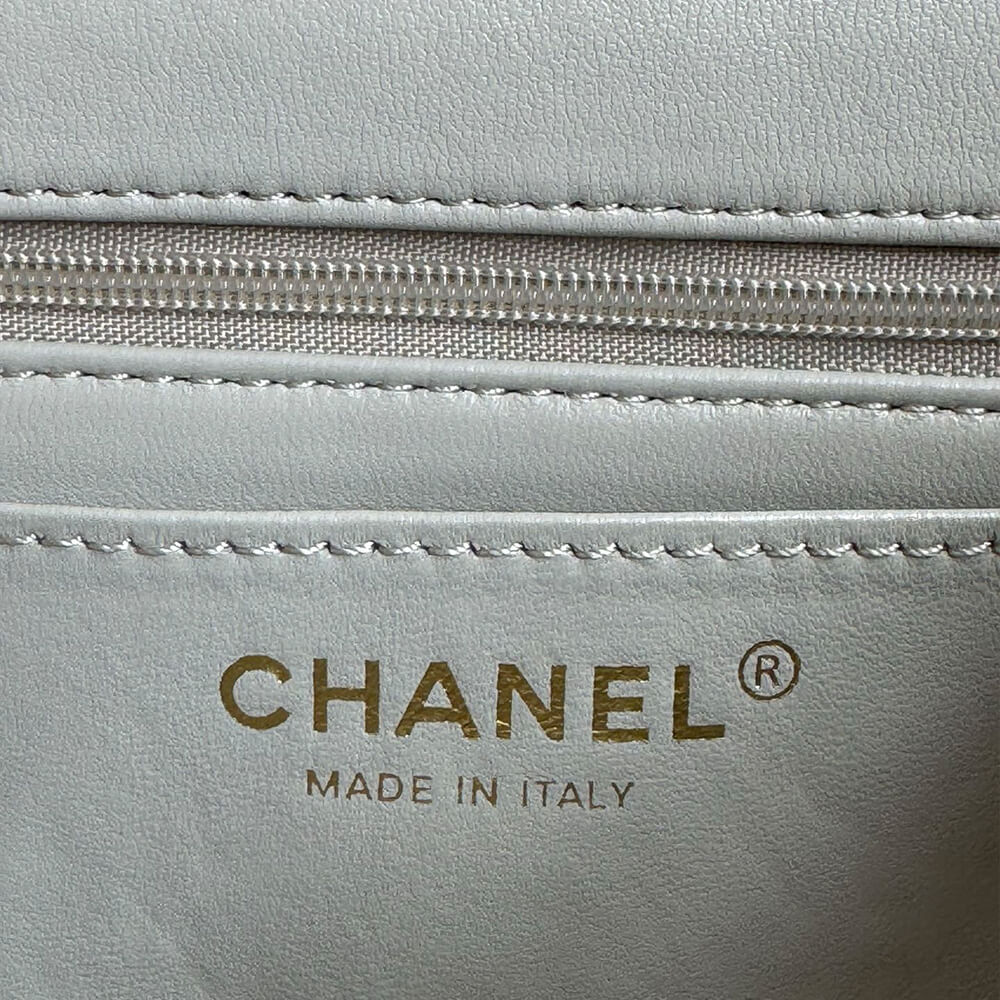 CHANEL Mini Classic Handbag With Top Handle - Image 5