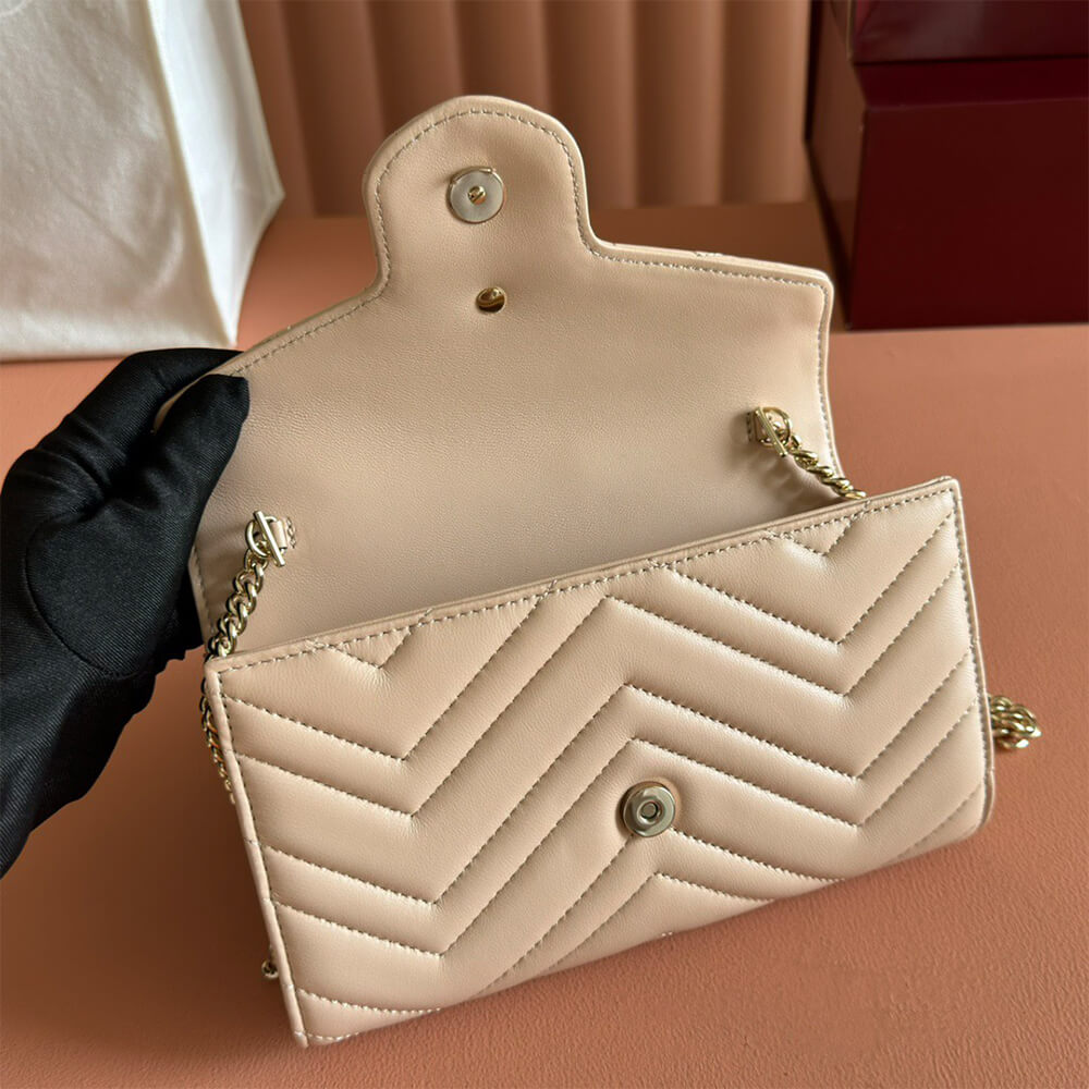 GG Marmont wallet on chain - Image 5