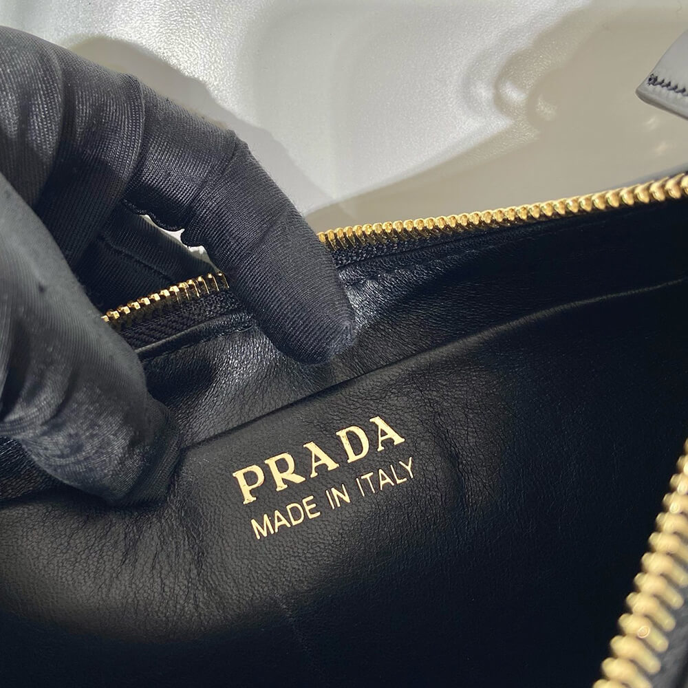 Prada Arqué small leather shoulder bag(HIGH-END GRADE) - Image 6