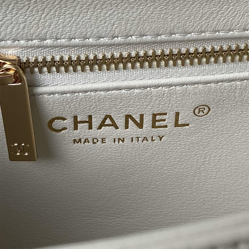 CHANEL Mini Flap Bag with Top Handle(HIGH-END GRADE) - Image 3