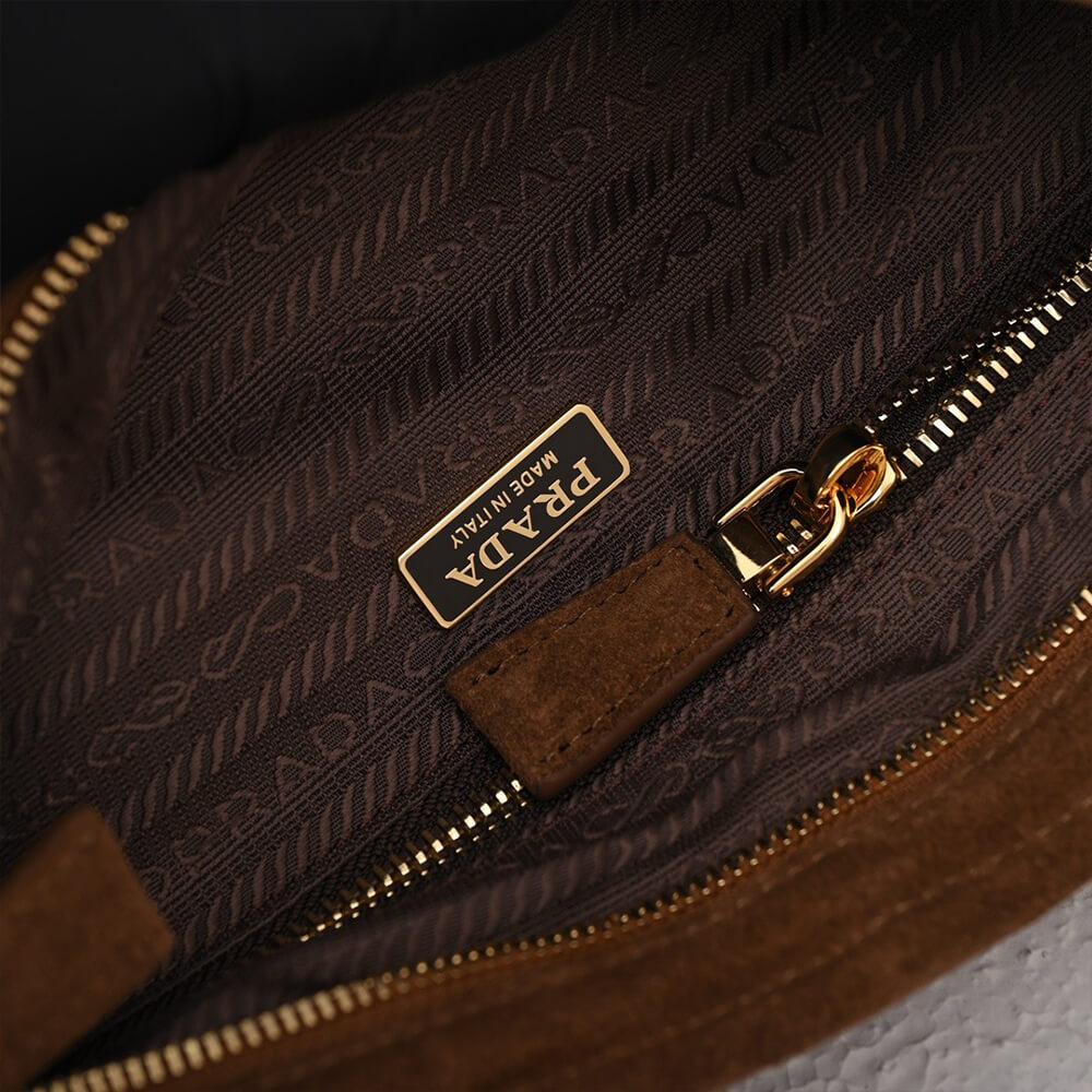 Prada Medium suede handbag(high-end grade) - Image 5