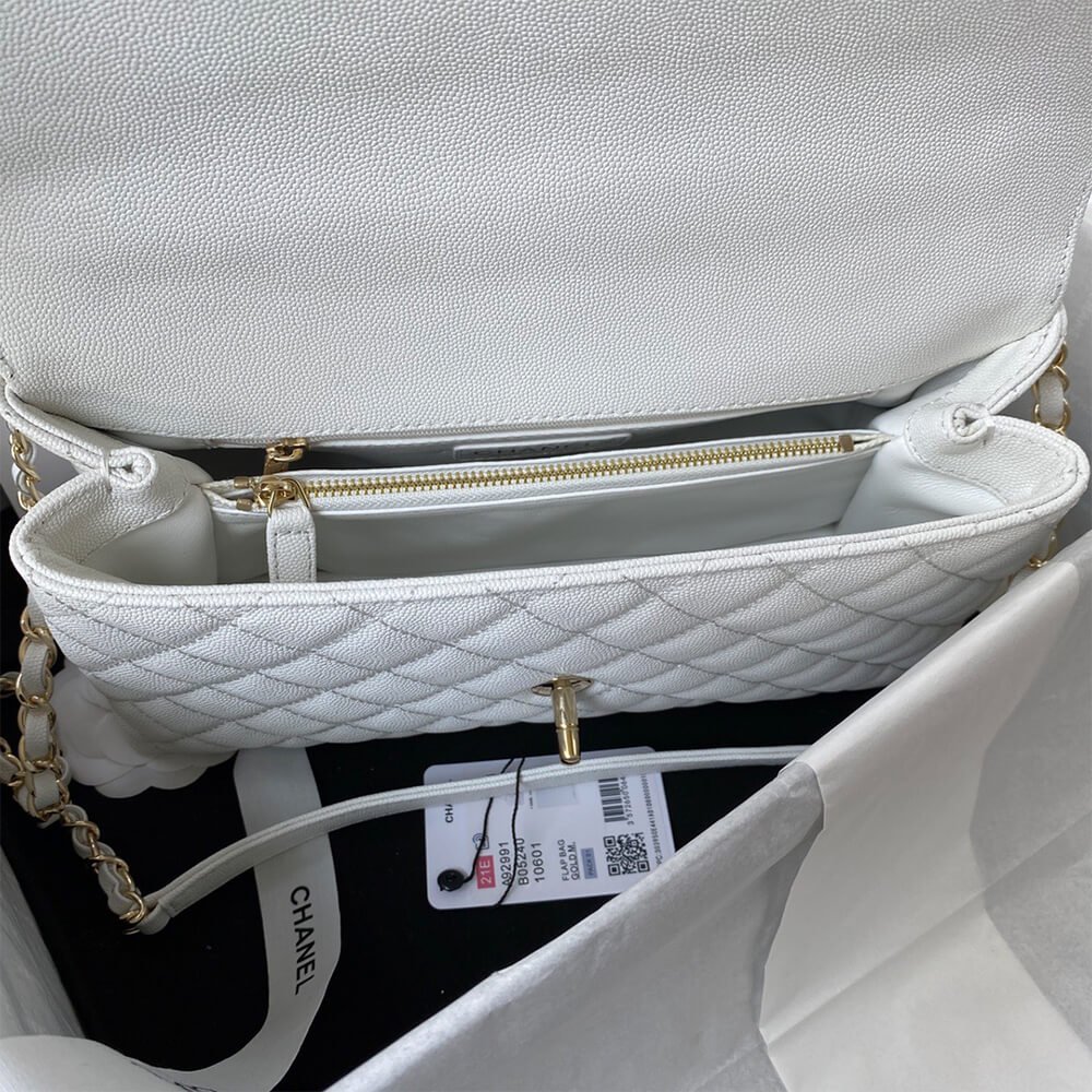 CHANEL Large Flap Bag With Top Handle(high-end grade) - Image 8
