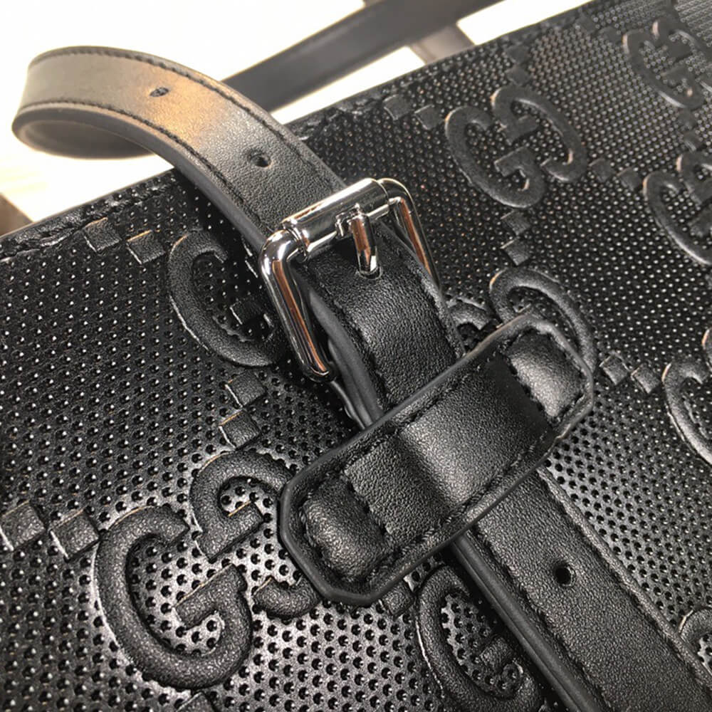 Alternative view of GG embossed tote bag