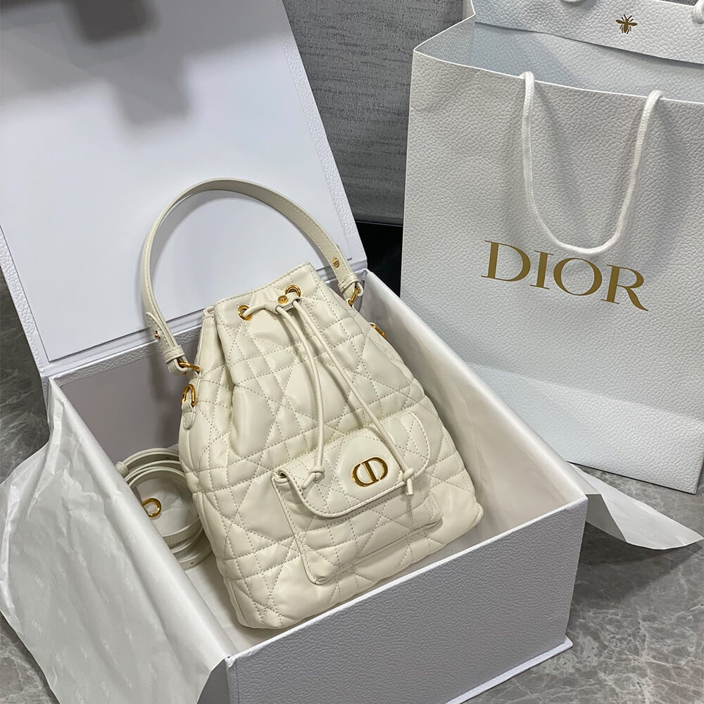 Dior Caro Small Bucket Bag - Image 3