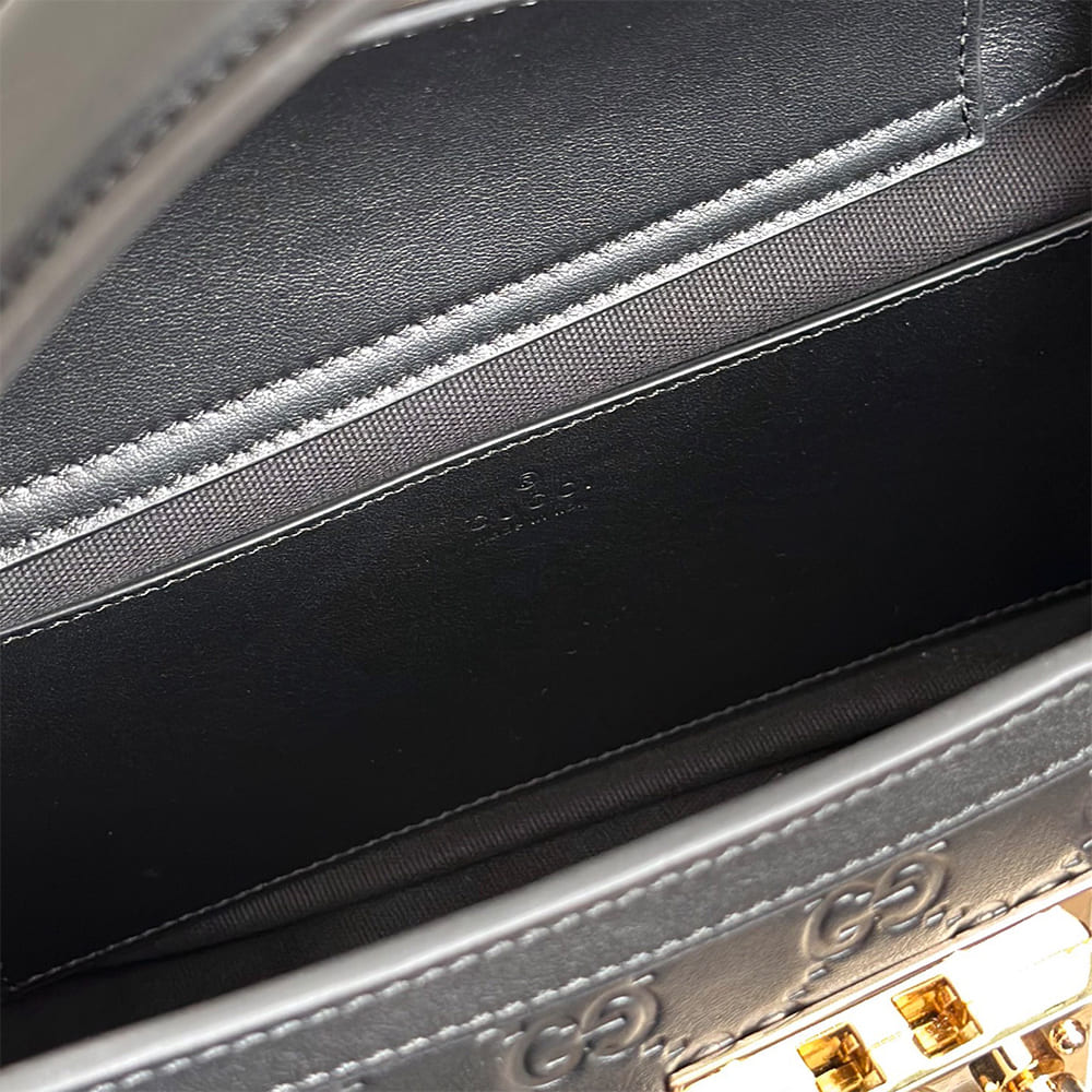 Alternative view of Gucci Padlock medium top handle bag